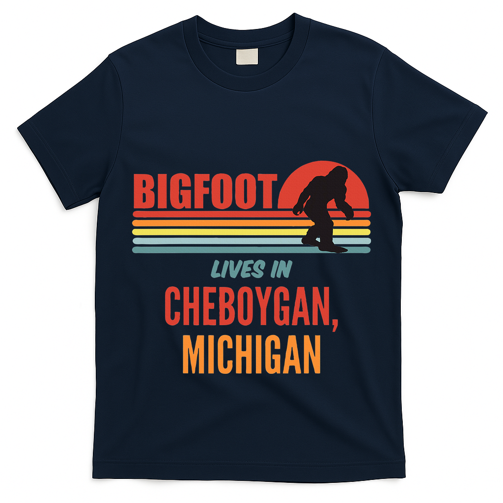 Bigfoot Sighting In Cheboygan Michigan T-Shirt
