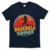 Baseball Summer Player T-Shirt - Navy