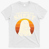 Boo Sheet Shirt This Is Some Boo Sheet Ghost Funny Retro Halloween T-Shirt - White