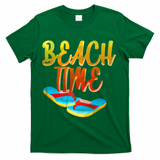Summer Beach Time T-Shirt - Green
