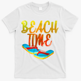 Summer Beach Time T-Shirt - White
