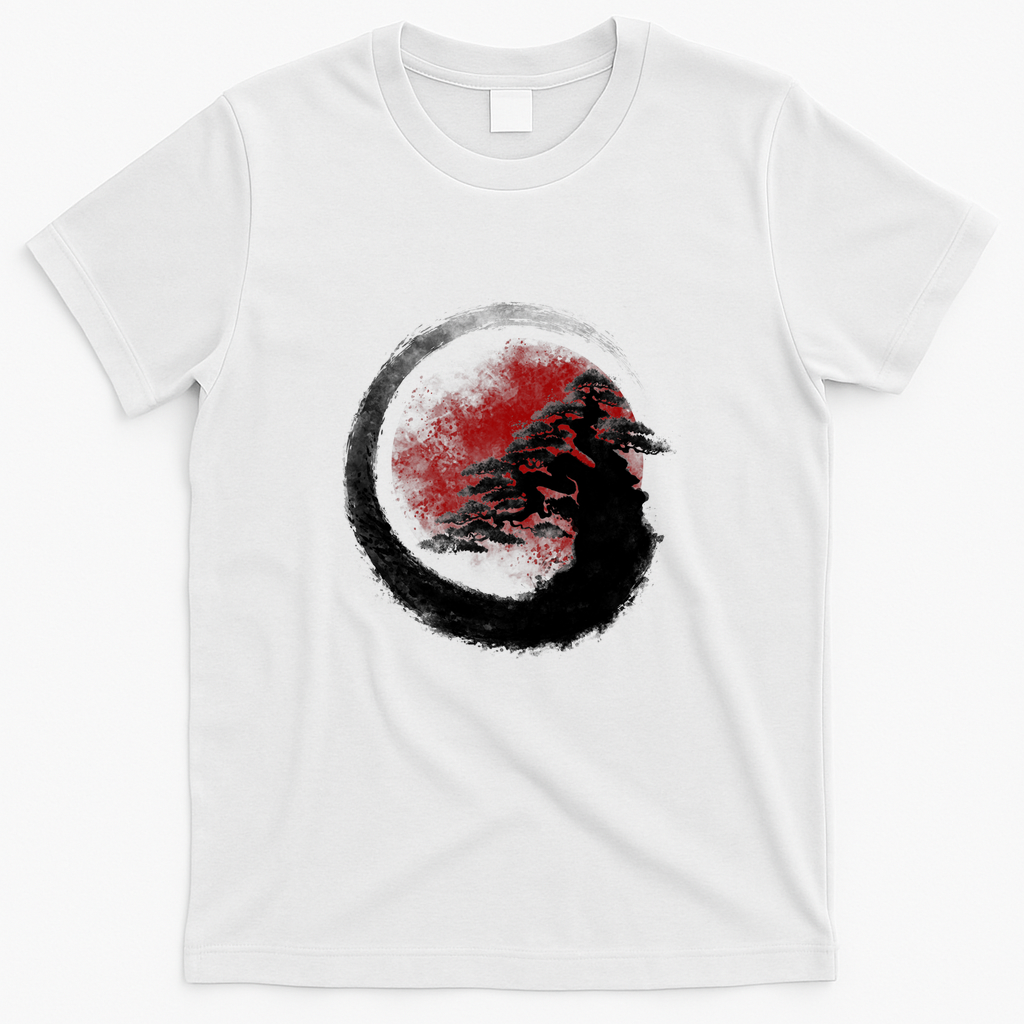 Black tree ink - White