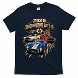 Built To Run 2026 Cruisin Woodward Ave M1 T-Shirt - Navy Blue