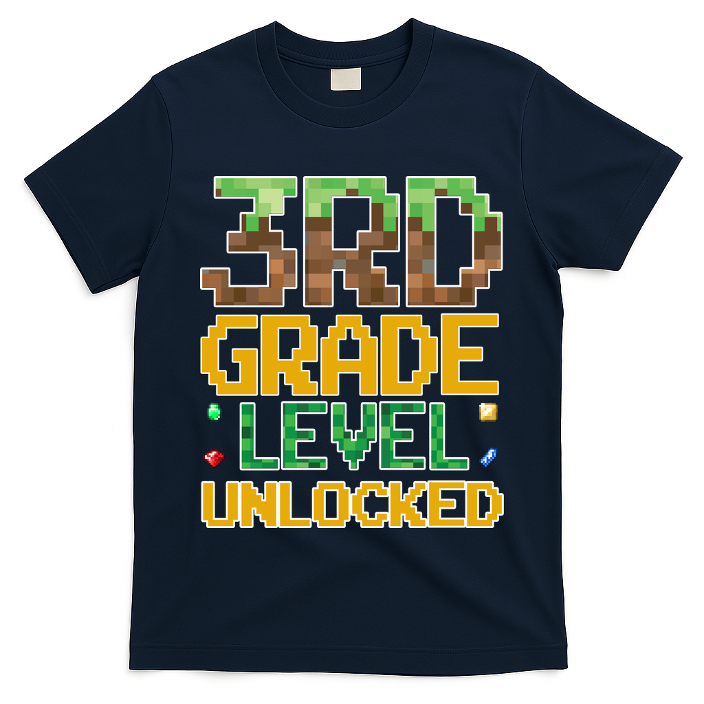 Back To School 3rd Grade Gamer Gaming T-Shirt