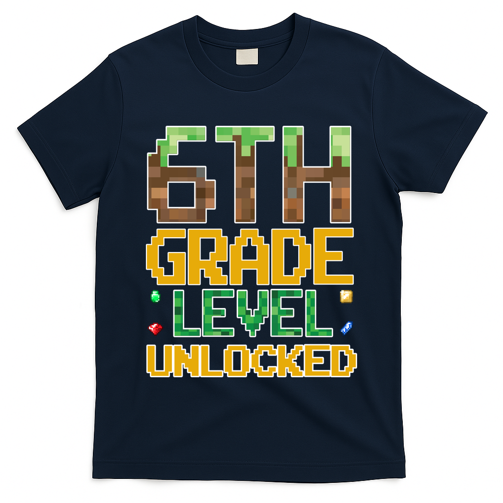 Back To School 6th Grade Gamer T-Shirt