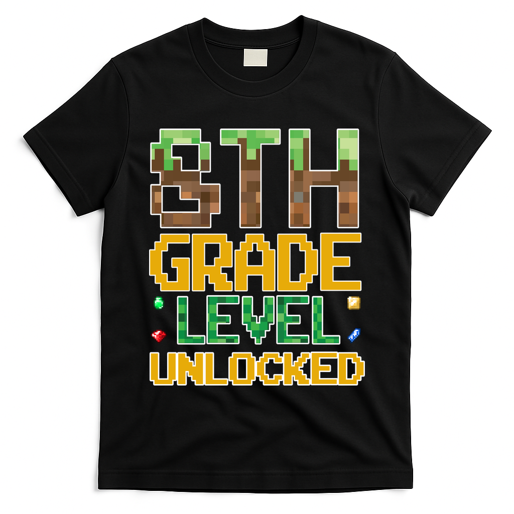 Back To School 8th Grade Gamer T-Shirt