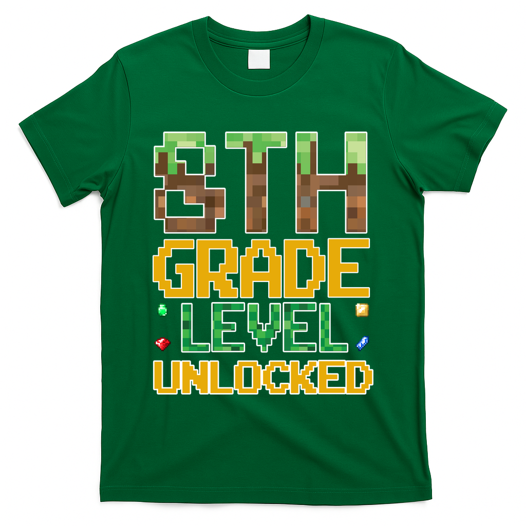 Back To School 8th Grade Gamer T-Shirt