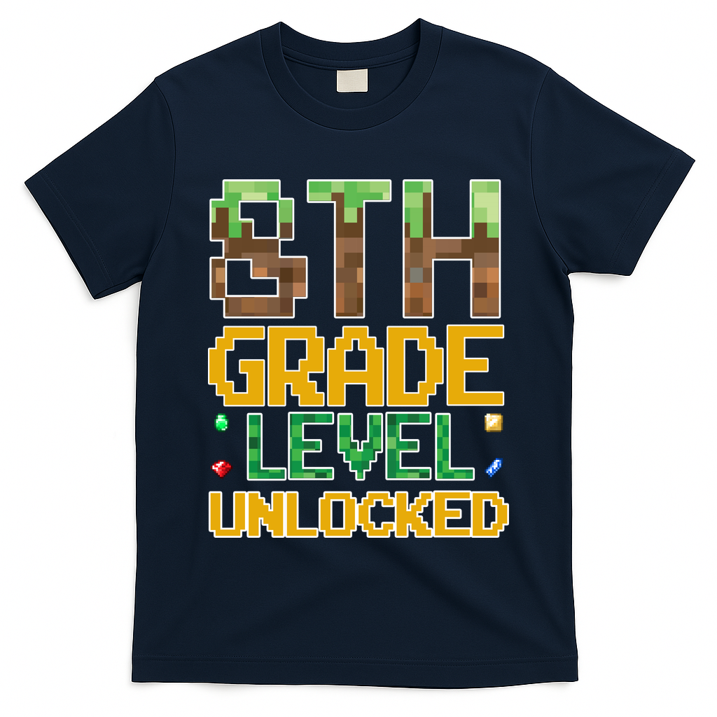 Back To School 8th Grade Gamer T-Shirt