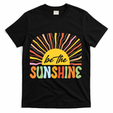 Be The Sunshine Vintage Summer Beach Life T-Shirt - Black