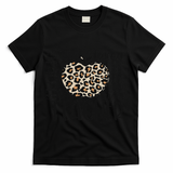 Back To School Teacher Life Apple Leopard Teacher Women Gift T-Shirt - Black
