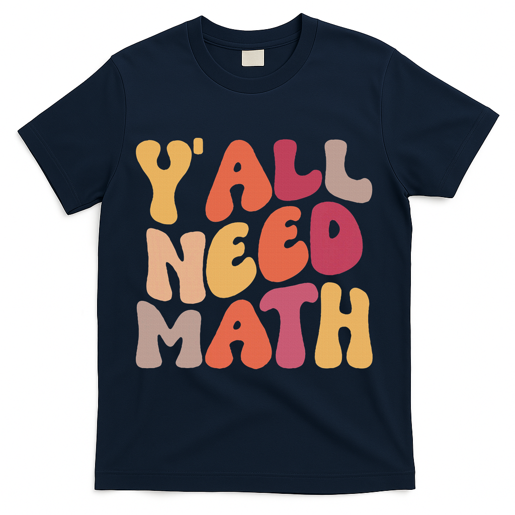 Back To School Yall Need Math Teachers Women T-Shirt - Navy