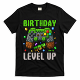Birthday Time To Level Up Video Game Birthday Gamer Gift T-Shirt