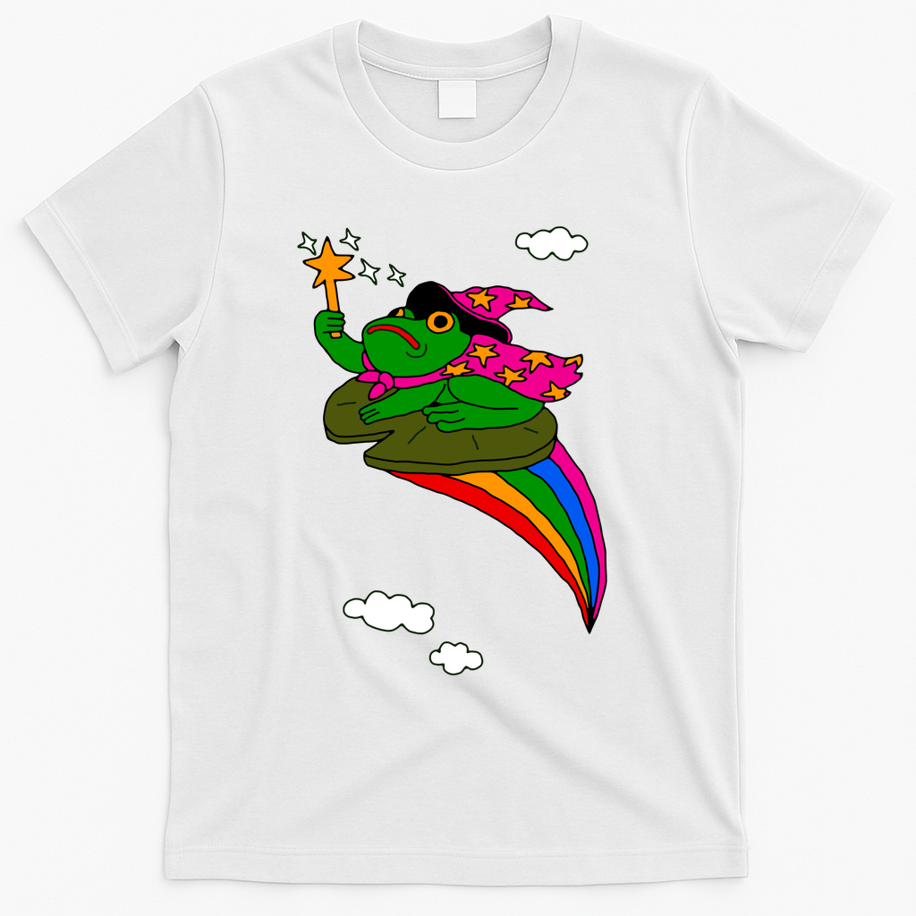 Bog the Wizard Frog - White
