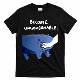 Become Ungovernable Baby Hippo Moo Deng T-Shirt - Black
