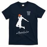 Basketball USA Summer League Basketball Lover T-Shirt - Navy
