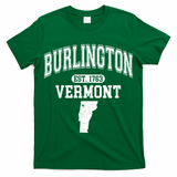 Burlington Vermont Est. 1763 Varsity T-Shirt