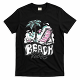 Beach Vibes Summer T-Shirt - Black