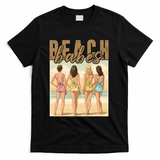 Beach Vibes Summer Holiday Funny Vacation T-Shirt - Black