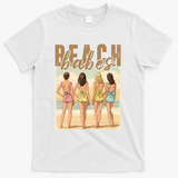 Beach Vibes Summer Holiday Funny Vacation T-Shirt - White