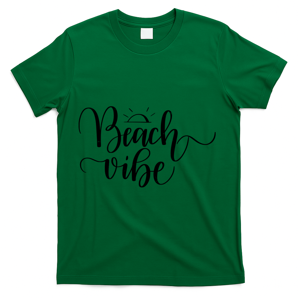 Beach Vibe Summer Fun T-Shirt - Green