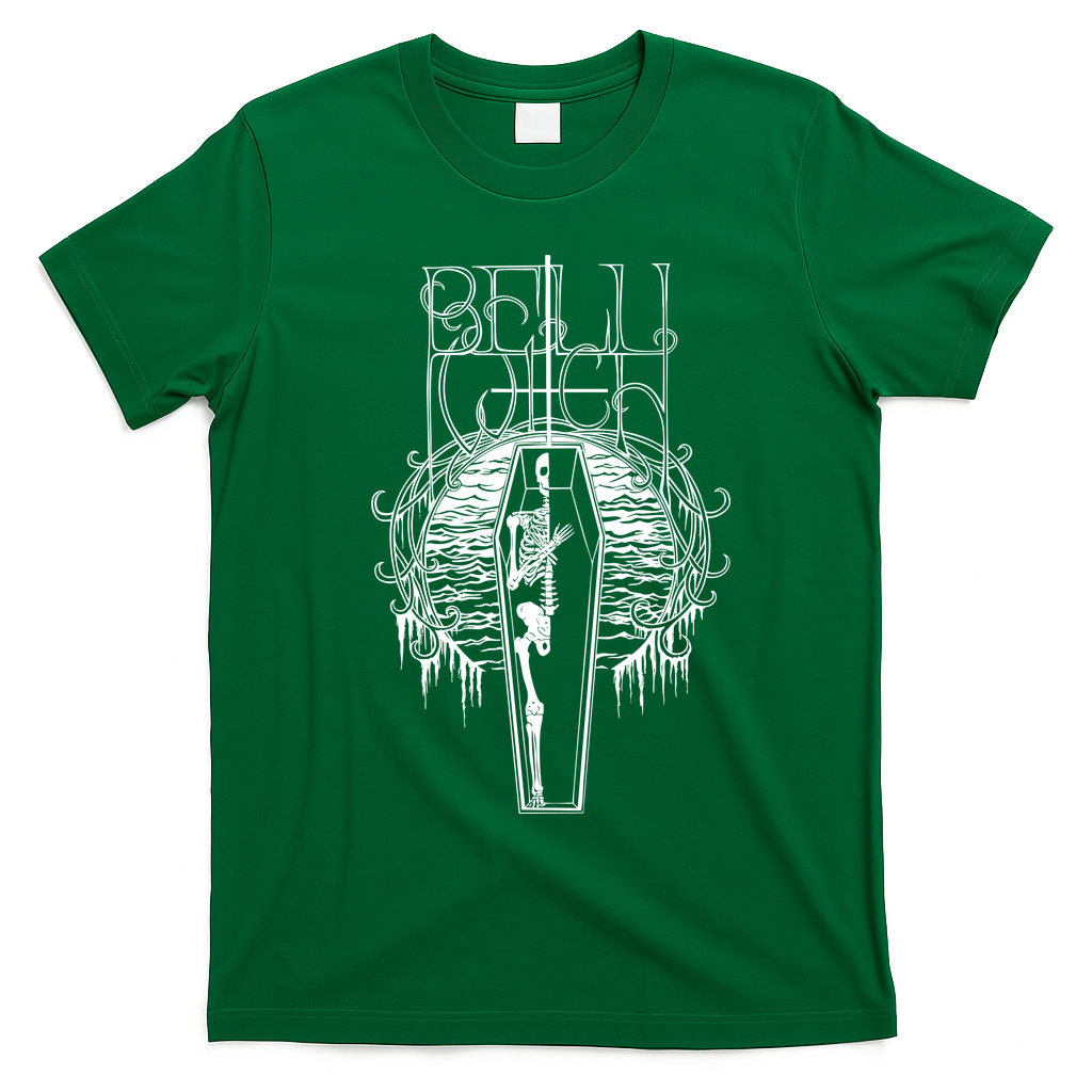 Bell Witch Coffin T-Shirt - Irish Green