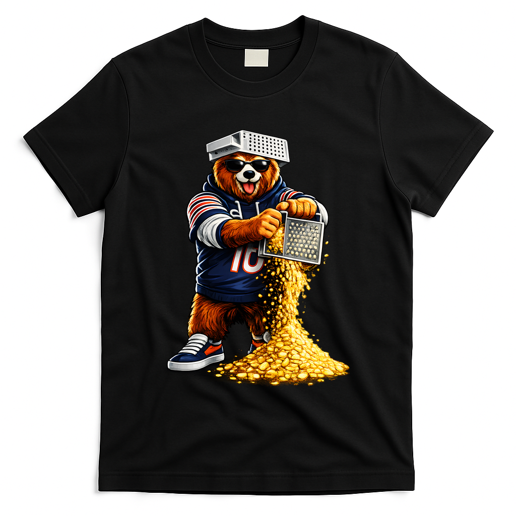 Bear With Cheese Grater T-Shirt