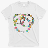 Bruh We Out Bracelet Last Day Of School Summer Teacher T-Shirt - White