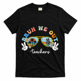 Bruh We Out Funny Last Day Of School Teacher Boy Girl Summer T-Shirt - Black