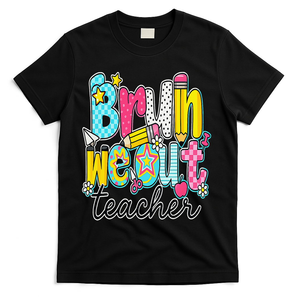 Bruh We Out Teachers Happy Last Day Of School Teacher Women T-Shirt - Black