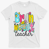 Bruh We Out Teachers Happy Last Day Of School Teacher Women T-Shirt - White