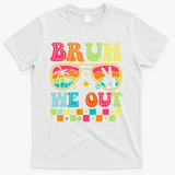 Bruh We Out Teacher Assistant Happy Last Day Of School T-Shirt - White