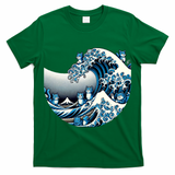 Blue Wave Of Cat Ladies For Kamala Cute Wave Of Blue Cats For Kamala Funny T-Shirt