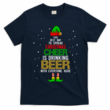 Best Way To Spread Christmas Cheer Ing Beer Funny Xmas Gift T-Shirt - Navy Blue