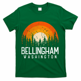 Bellingham Washington Wa Gift Retro 70s 80s Vintage Gift Great Gift T-Shirt - Green