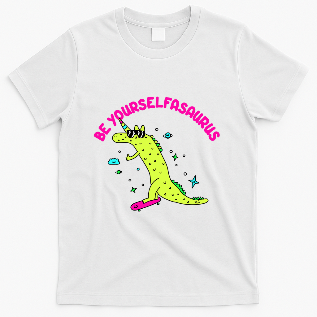 Be Yourselfasaurus - White