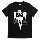 Boo Yall Spooky Ghost Halloween T-Shirt - Black