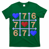 Crochet 6-7 Valentines Day 67 Meme Tik Tak Toe T-Shirt