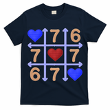 Crochet 6-7 Valentines Day 67 Meme Tik Tak Toe T-Shirt