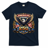 Celebrate America 250th Birthday American Strong 250 Eagle Emblem T-Shirt - Navy