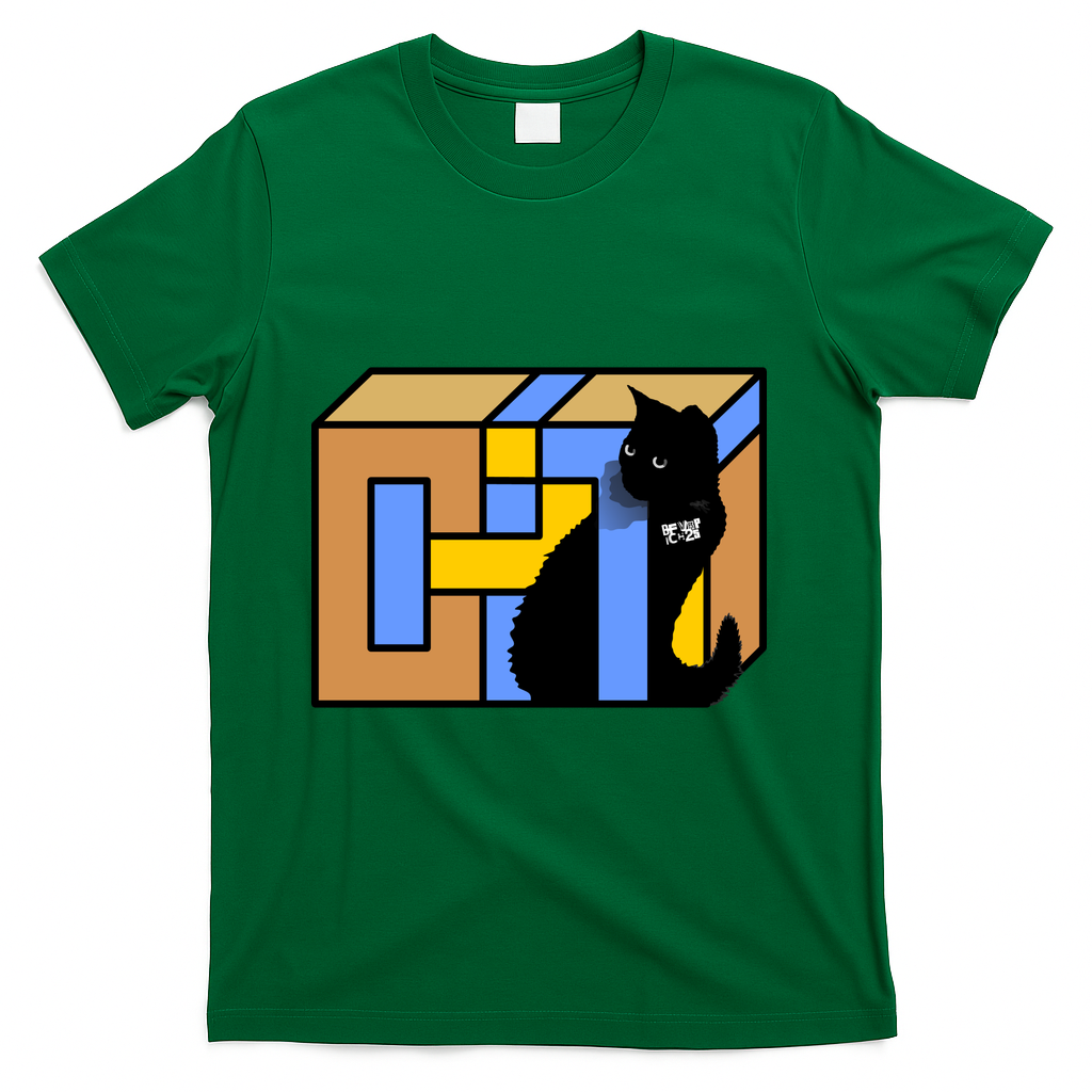 Cat Art - Green
