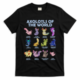 Cute Axolotl Axolotl Animals Of The World Herpetology T-Shirt