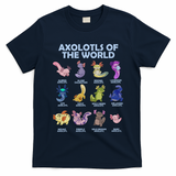 Cute Axolotl Axolotl Animals Of The World Herpetology T-Shirt