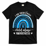 Child Abuse Awareness Rainbow Abuse Prevention Month Funny Gift T-Shirt