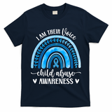 Child Abuse Awareness Rainbow Abuse Prevention Month Funny Gift T-Shirt