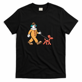 Clown and Balloon Dog - Black