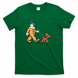 Clown and Balloon Dog - Green