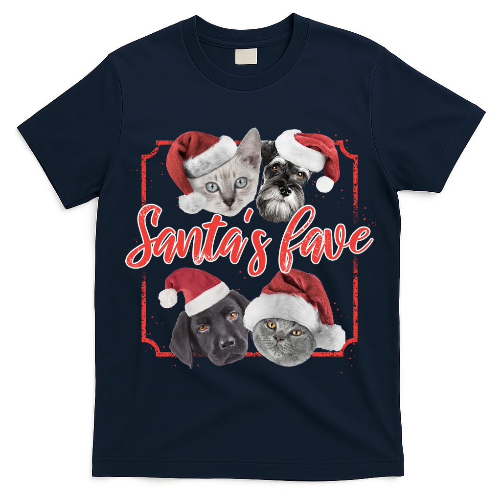 Cats And Dogs Santa's Love T-Shirt