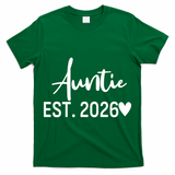 Cute Auntie EST 2026 T-Shirt