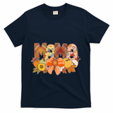 Cute Autumn Mama Fall Lover T-Shirt - Navy