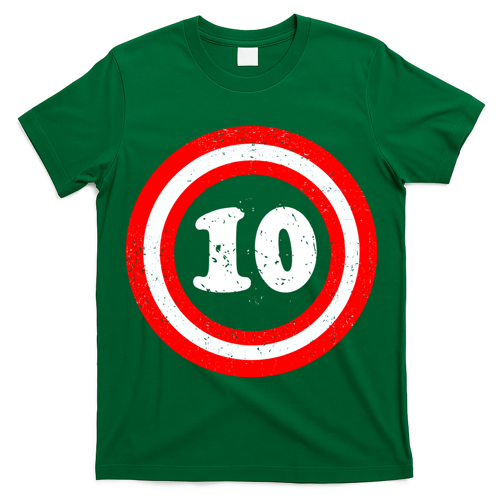 Captain 10th Birthday T-Shirt